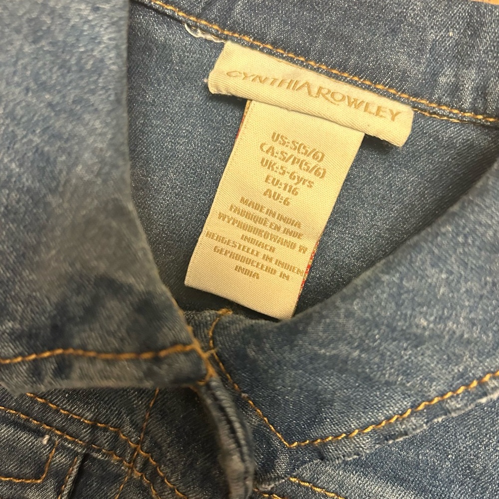 Upcycled jean jacket - Picture 3 of 3